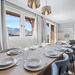 شقة Spacieux Pour 10 Pers. A Val Thorens, Acces Direct Pistes, Balcon Sud, Espace Wellness - Fr-1-640-68 فال تورُن