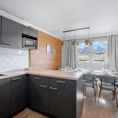 Apartmán Spacieux Pour 10 Pers. A Val Thorens, Acces Direct Pistes, Balcon Sud, Espace Wellness - Fr-1-640-68 *