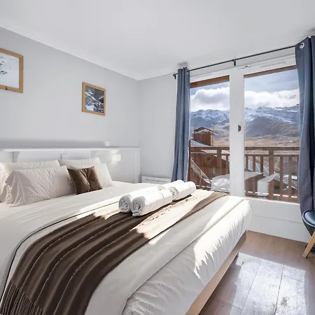 Apartmán Spacieux Pour 10 Pers. A Val Thorens, Acces Direct Pistes, Balcon Sud, Espace Wellness - Fr-1-640-68 *