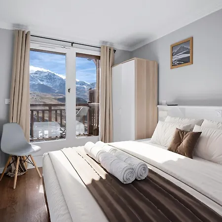 Spacieux Pour 10 Pers. A Val Thorens, Acces Direct Pistes, Balcon Sud, Espace Wellness *