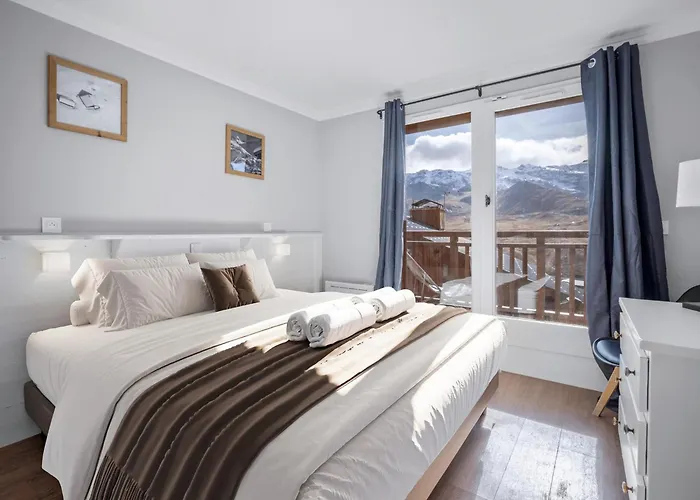 Apartament Spacieux Pour 10 Pers. A Val Thorens, Acces Direct Pistes, Balcon Sud, Espace Wellness - Fr-1-640-68 *