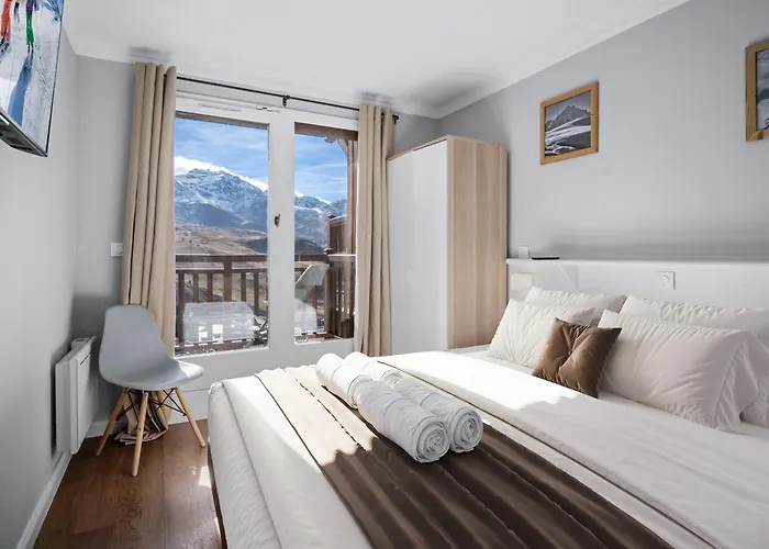 Spacieux Pour 10 Pers. A Val Thorens, Acces Direct Pistes, Balcon Sud, Espace Wellness - Fr-1-640-68 *